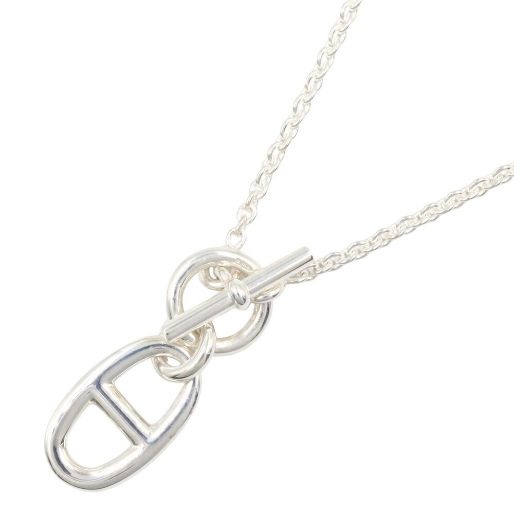 Hermes Chaine D'Ancre Amulette Necklace #361522H95B